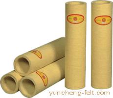 工業毛氈，耐高溫毛氈---480℃高黃滾筒