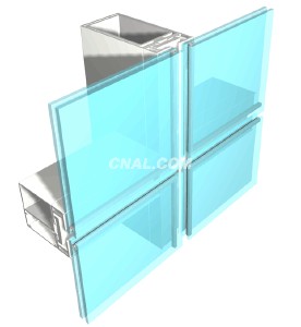 m100、120、140、150系列明框、隱框幕墻