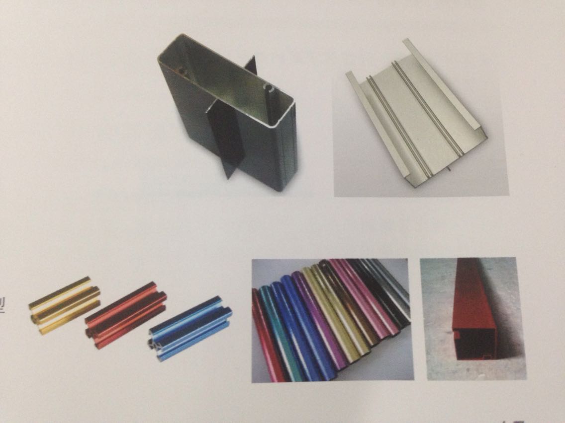 陽極氧化、著色型材